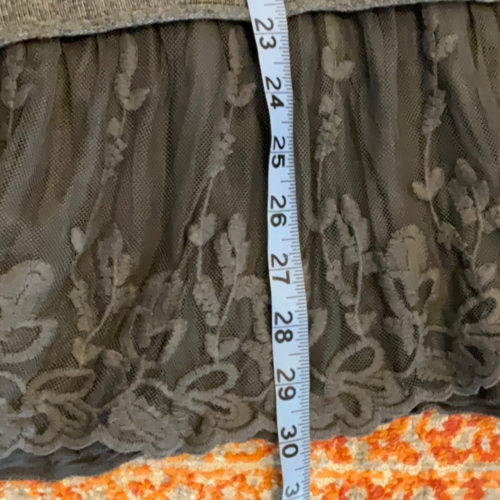 John Mark Gray Layered Tunic Top - Picture 4 of 5